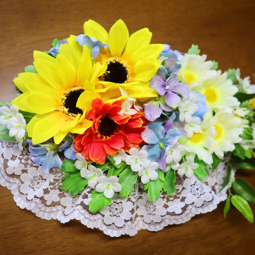 再販】夏！向日葵 マタニティフォト サッシュベルト 前撮り ニュー 