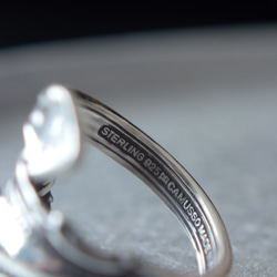 Spoon Ring G (Silver 925)　スプーンリング　アンティーク　古着 12枚目の画像