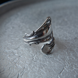 Spoon Ring G (Silver 925)　スプーンリング　アンティーク　古着 9枚目の画像