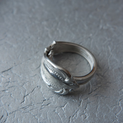 Spoon Ring G (Silver 925)　スプーンリング　アンティーク　古着 6枚目の画像