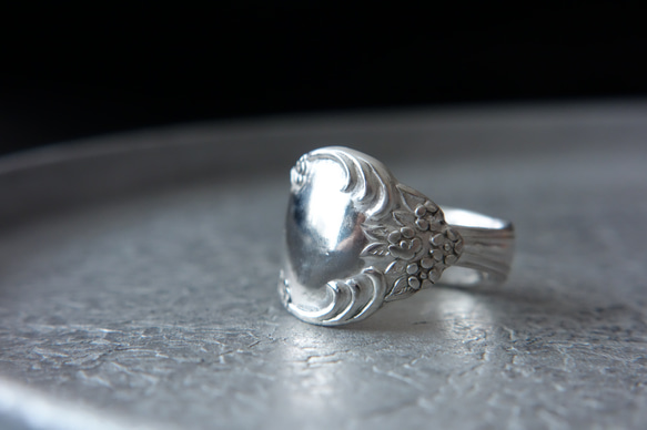 Spoon Ring H (Silver 950) スプーンリング 古着 アンティーク 指輪 