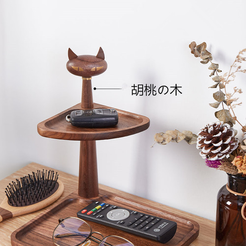 玄関に入る実木玄関鍵収納箱創意置物応接間机面化粧品棚フック