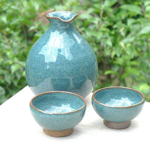 風雅な手作り酒器セット