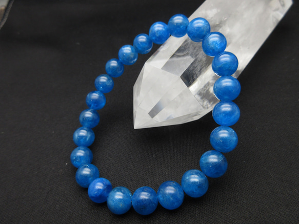 ネオンブルー】/【アパタイトブレスレット】/size(約17.3㎝)/【絆を