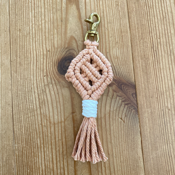 Macrame Keyring マクラメ キーホルダー 3枚目の画像