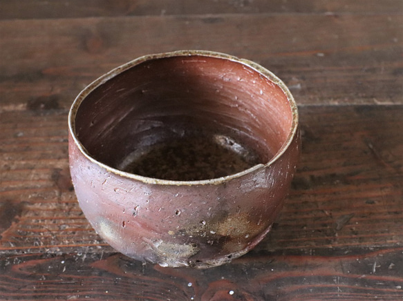 備前焼　茶碗 (桐箱付き)　ty-022 3枚目の画像