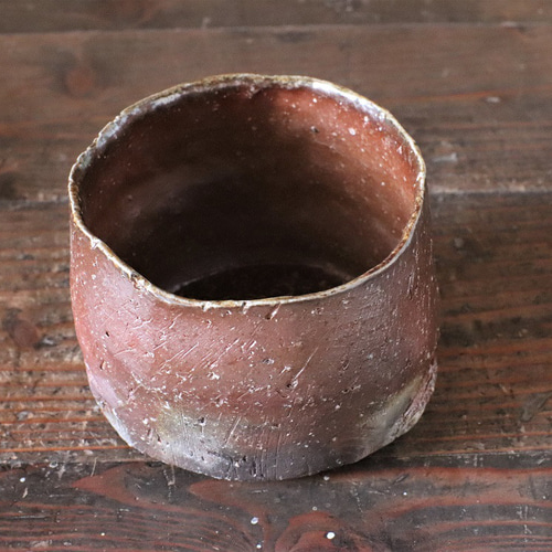 備前焼 茶盌 (桐箱付き) ty-023