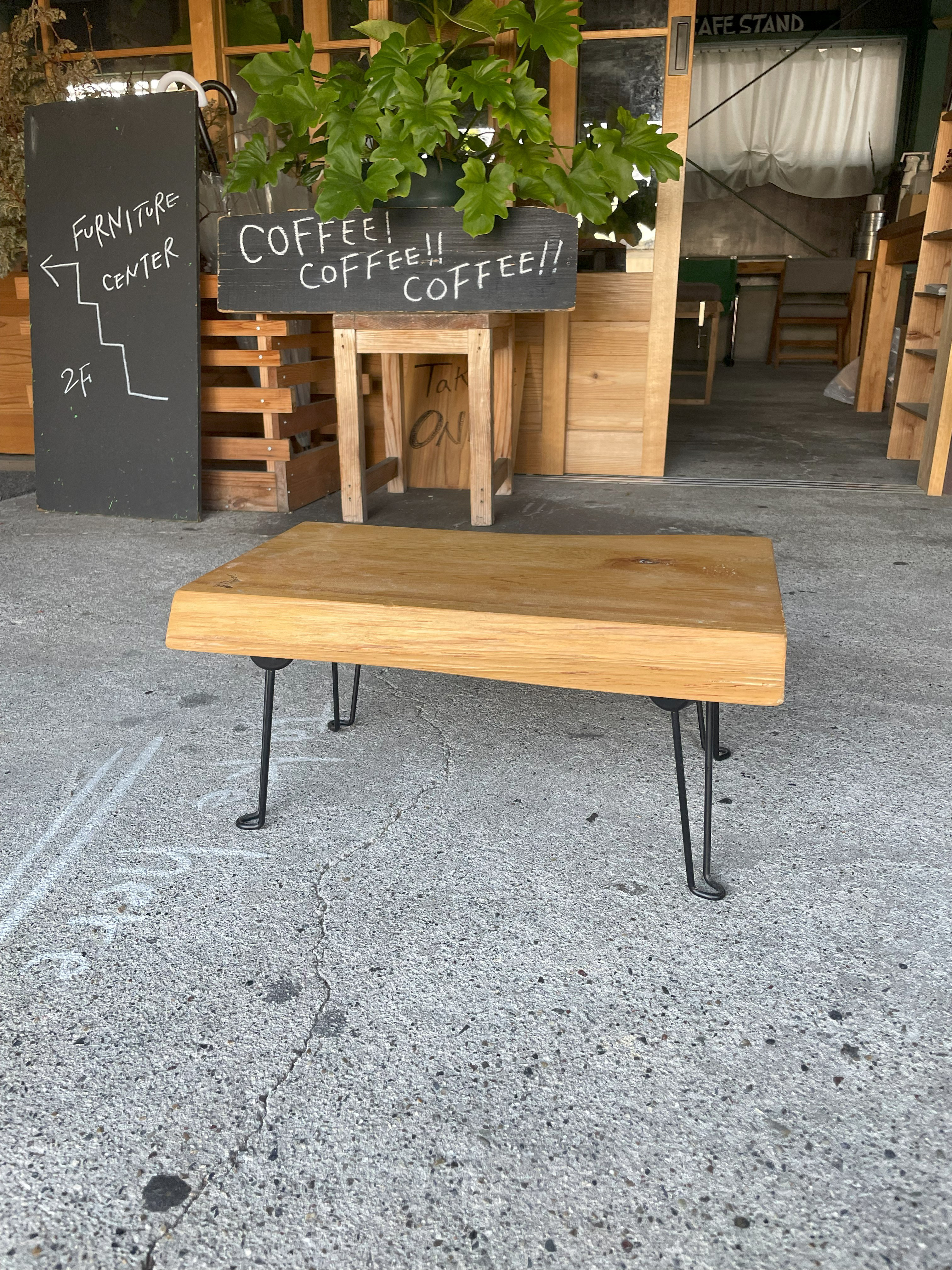 天然木でつくるフォールディングテーブル「本気のワークショップ」予約