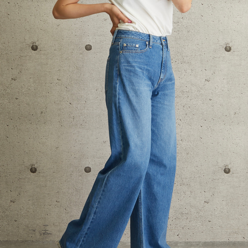 穿くだけでおしゃれが完成！ 自分サイズに変更可能 デニム職人のワイド