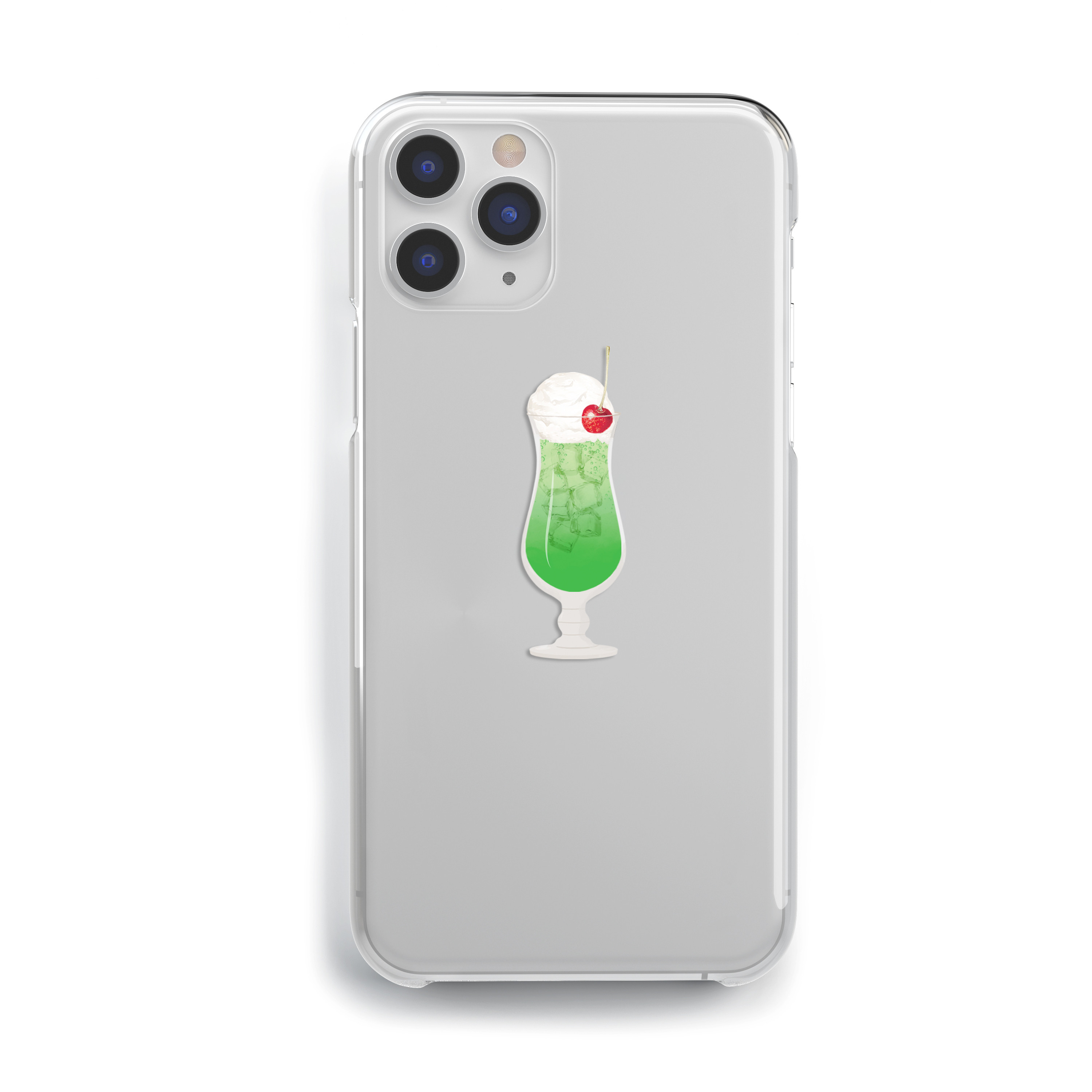 クリームソーダ クリアケース iPhoneケース スマホケース iPhone