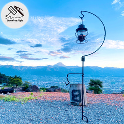 アイアン ランタンハンガー ランタンスタンド　ハンドメイド　キャンプ DIY] Under 1000 yen! Super easy DIY lantern hanger made with