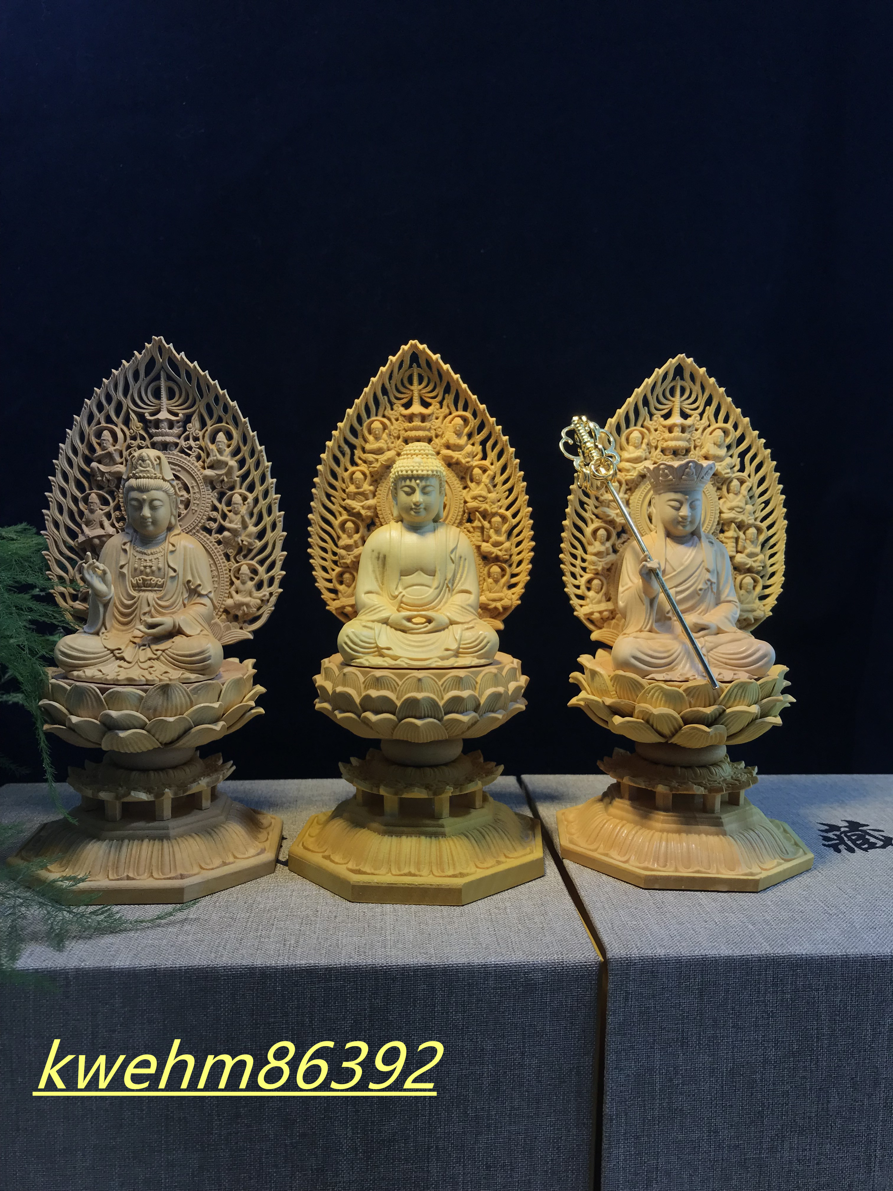 修縁堂】 仏教美術 精密彫刻 仏像 手彫り 彩繪 地蔵菩薩 娑婆三