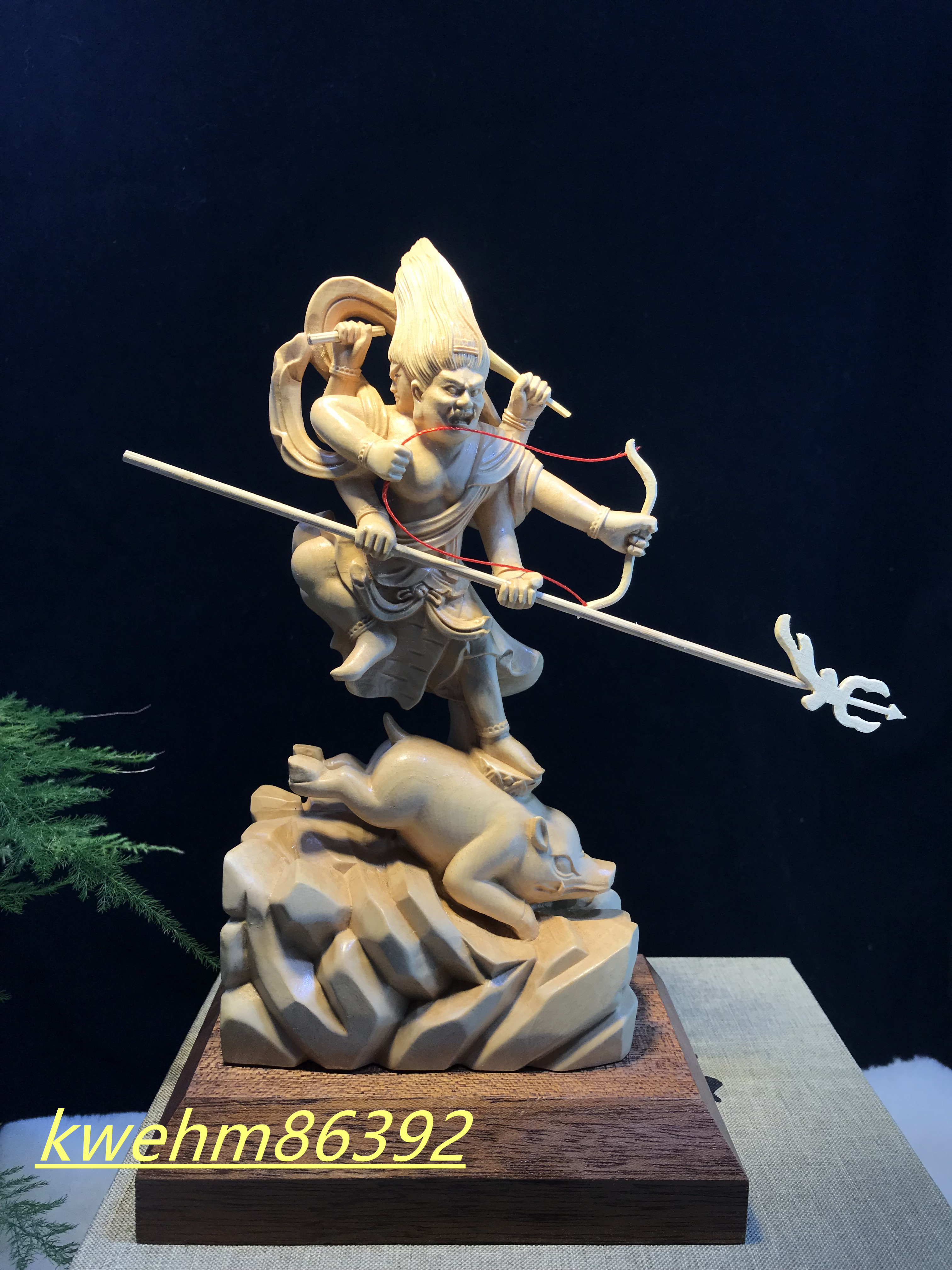 高品質 摩利支天像 大迫力 仏教工芸品 一刀彫り 木彫仏像 商売 高品質 摩利支天像 大迫力 仏教工芸品 一刀彫り 木彫仏像 商売