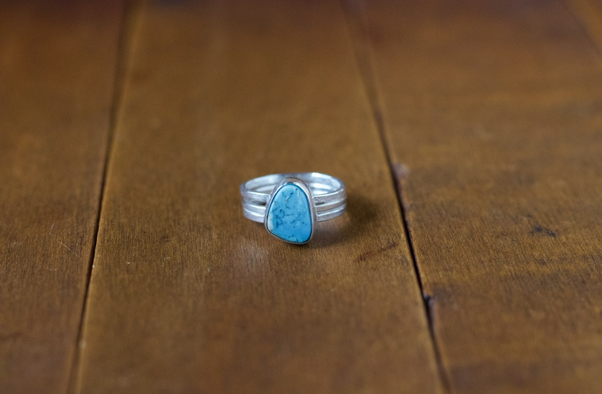 11号　ターコイズリング　指輪　シルバーリング