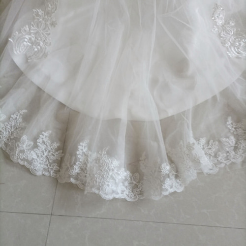 美品！ウエディングドレス キラキラのハンドビーディング マーメイド  