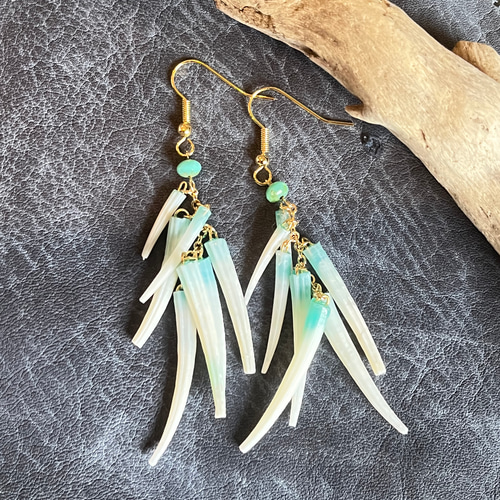 ジャラジャラツノガイピアス ピアス（フック・チェーン） Ad Mare 通販