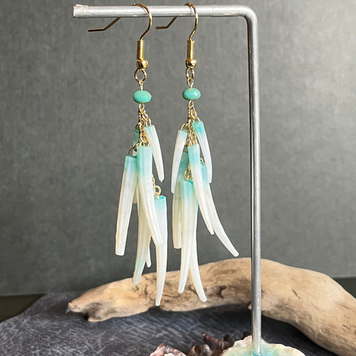 ジャラジャラツノガイピアス ピアス（フック・チェーン） Ad Mare 通販