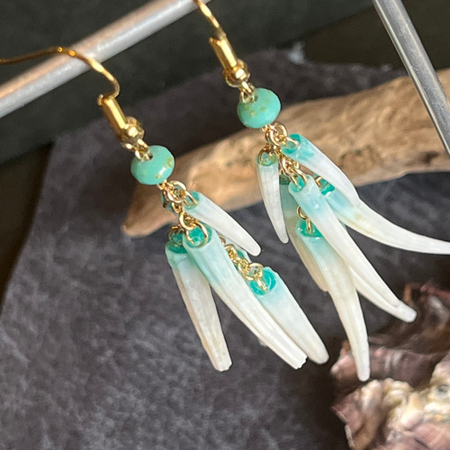 ジャラジャラツノガイピアス ピアス（フック・チェーン） Ad Mare 通販