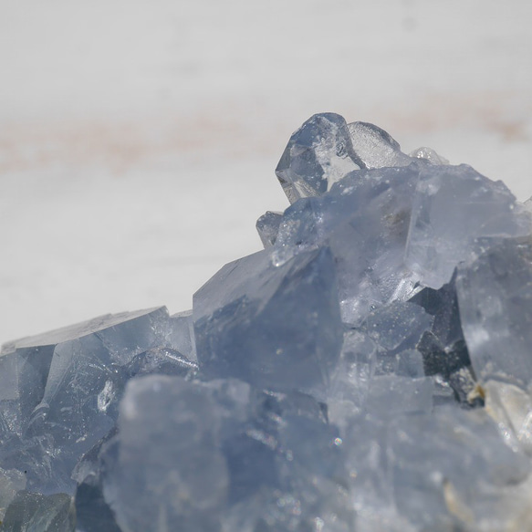 天然石 約182g約61mmセレスタイト(マダガスカル産)クラスター原石結晶ぎっしり天青石[ce-220629-01] 3枚目の画像
