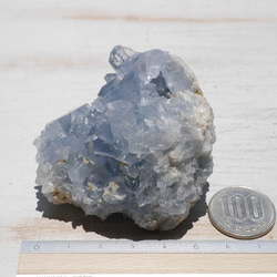 天然石 約182g約61mmセレスタイト(マダガスカル産)クラスター原石結晶ぎっしり天青石[ce-220629-01] 20枚目の画像