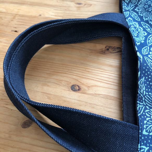 正絹絽着物リメイクトートバッグ　 3枚目の画像