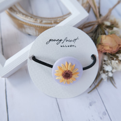 オーダー可能生地⑦ お花リボンパッチンピン 2da75fe3566599cb604b69da6b39e4