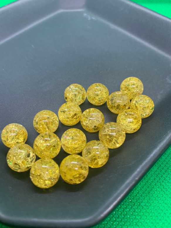 クラックシトリン(黄水晶) 10mm 1粒 天然石 Dots Connection 通販