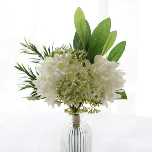 花　立体　造花　アートフラワーブーケ　絵　絵画　ウズアジサイとアグロステンマ 花 立体 造花 アートフラワーブーケ 絵 絵画 ウズアジサイとアグロステンマ