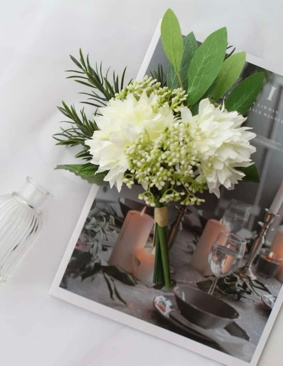 □造花 アートフラワー(ブーケ)□結婚式 ウェルカムスペース