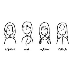 シンプル似顔絵【上半身】 イラスト Windy's|イラストレーター 通販