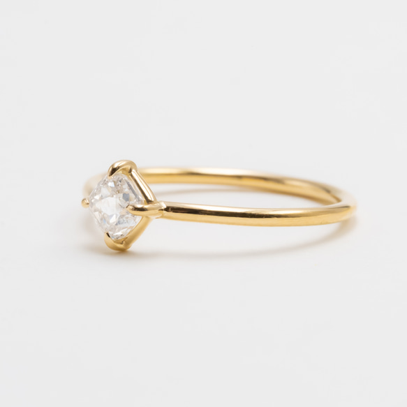 L'EAU Square Diamond Ring 2枚目の画像