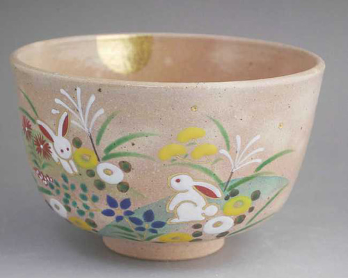 ◇商品番号 57 兎と秋草抹茶茶碗 亨 茶碗・めし碗 松韻堂 通販