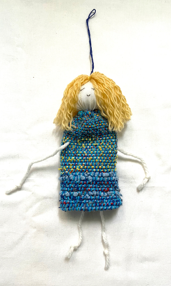 《 I様 受注品》手織りのロープ人形 4枚目の画像