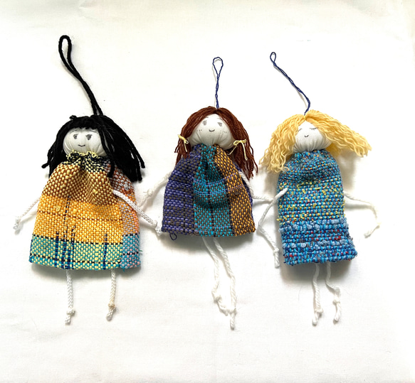 《 I様 受注品》手織りのロープ人形 2枚目の画像