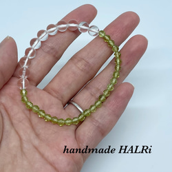 天然石ブレスレット419◇水紋虎牙天珠×水晶 ブレスレット HALRi 通販