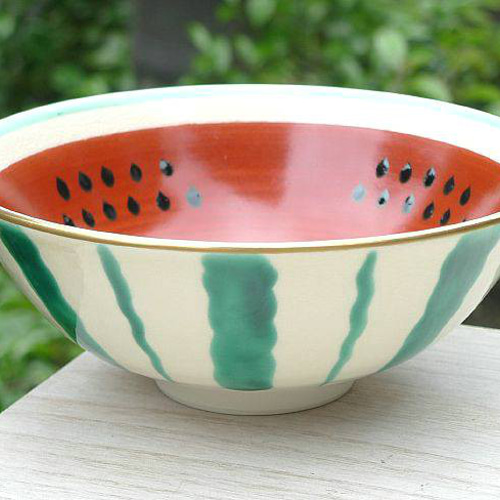 【茶道具】前田宝泉造　西瓜茶碗（紙箱）送料込 茶道具】前田宝泉造 西瓜茶碗（紙箱）送料込 6939104_076.jpg