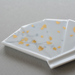 sense plate　四季　月　小皿／菓子皿／扇子／0285033 2枚目の画像