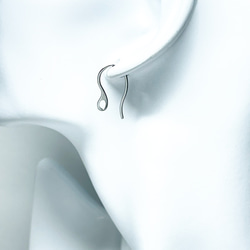 訂製商品 [10 件] ese32 手術不鏽鋼耳環配件 通孔 316L 第9張的照片