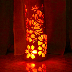 竹灯り・竹あかり・竹灯籠・竹灯篭・竹ランプ ～～ 癒しの灯り☆桜灯籠