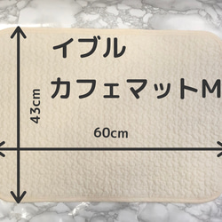 韓国イブルのカフェマット（Mサイズ）シンプル無地 ペットマット【送料無料！】 1枚目の画像