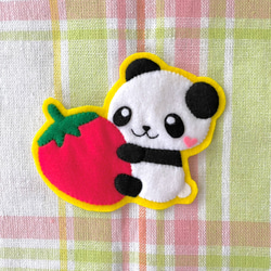 うさぎとニンジン フェルト名札 ワッペン その他入園グッズ