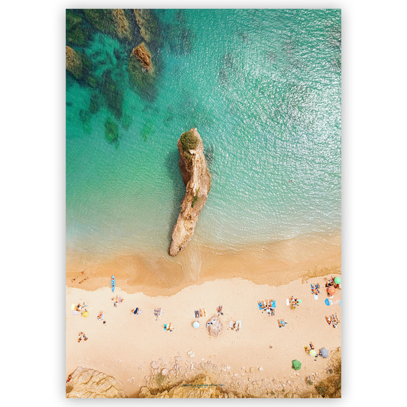 【夏 オシャレ ビーチ ポスター】マリン インテリア 雑貨【海 写真 夏 景色】 壁掛け アート 海外風 ウォールデコ 3枚目の画像