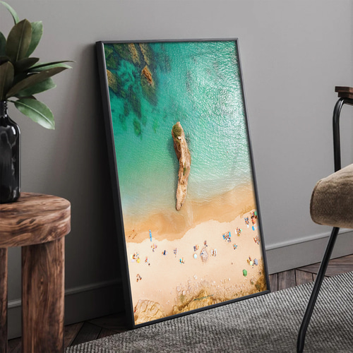 夏 オシャレ ビーチ ポスター】マリン インテリア 雑貨【海 写真