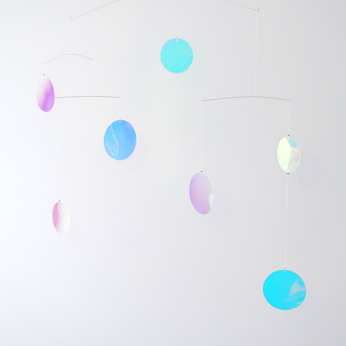 無限に色が変わる！ モビール「しゃぼん」 モビール イロケンモビール