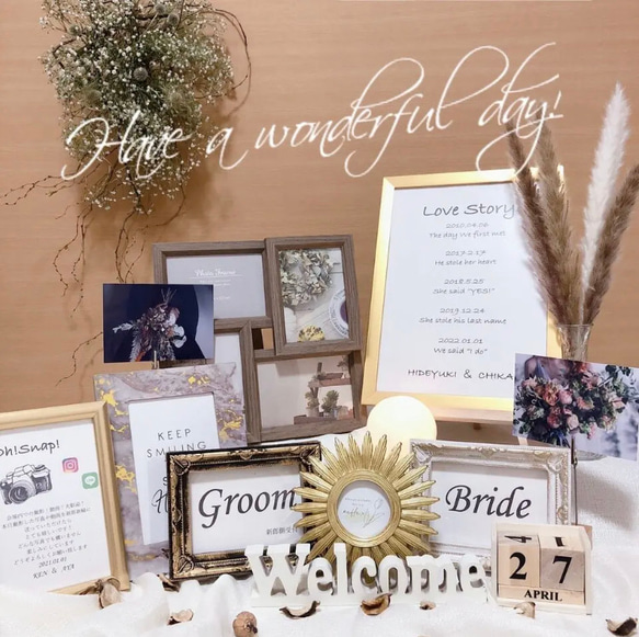 ウェルカムスペース　セット　ウェルカムボード　秋婚　まとめ売り 人気・おすすめ｜使いやすい・旅行におすすめ 品質保証 全国発送 在庫限り