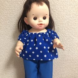お人形サイズのパジャマ 1枚目の画像