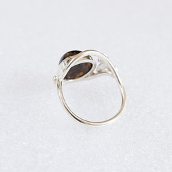 博爾德蛋白石設計戒指 14 號 * 天然石配件戒指 獨一無二的物品 * 第5張的照片