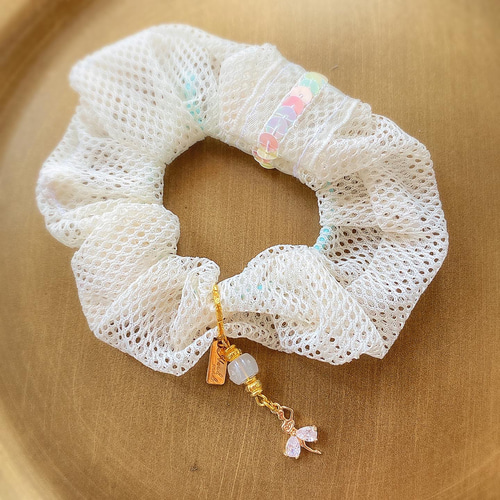 ハンドメイドシュシュオーロラレースオーダーページ