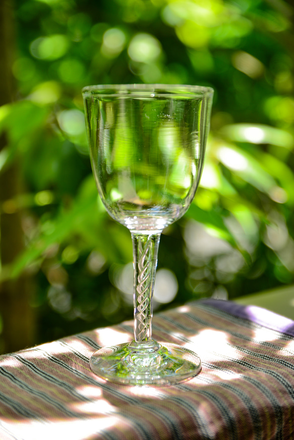 吹きガラス　ワイングラス　2 1枚目の画像