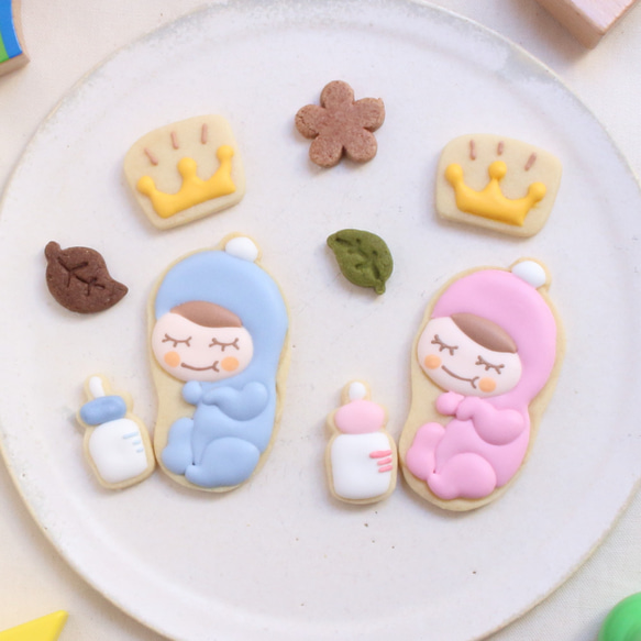 《名入れ可能、内祝、御出産祝に最適！》NEW BABY缶（手のひらサイズ） 13枚目の画像